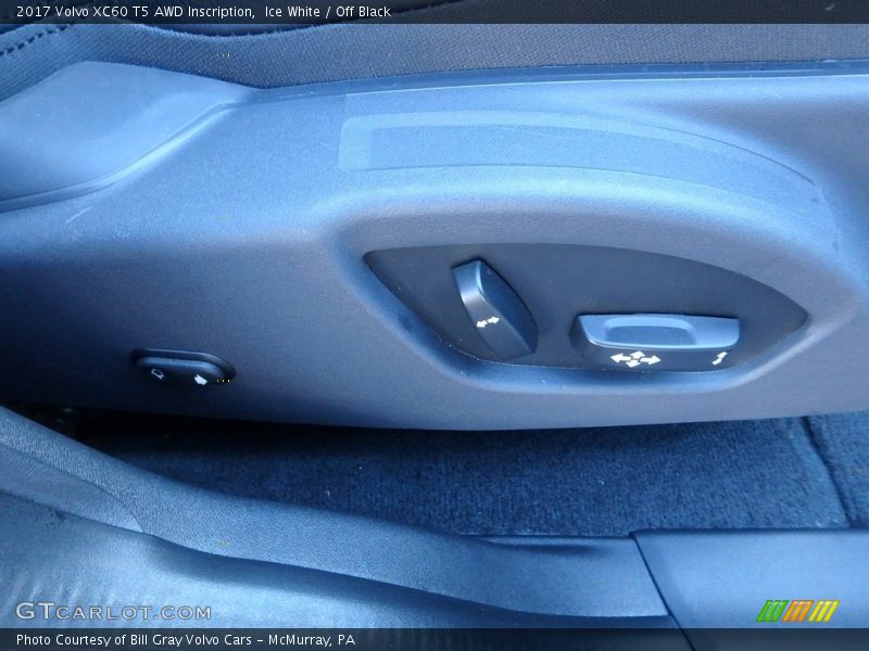 Ice White / Off Black 2017 Volvo XC60 T5 AWD Inscription