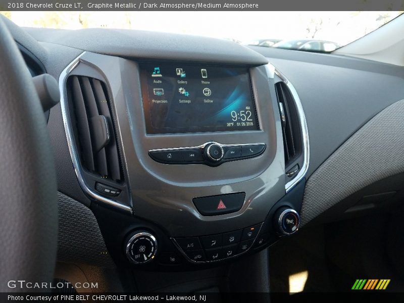 Graphite Metallic / Dark Atmosphere/Medium Atmosphere 2018 Chevrolet Cruze LT