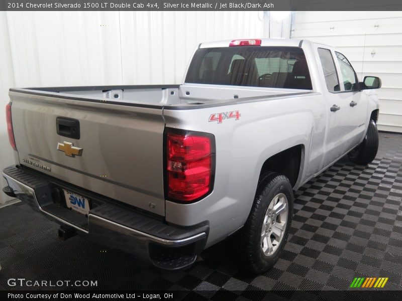 Silver Ice Metallic / Jet Black/Dark Ash 2014 Chevrolet Silverado 1500 LT Double Cab 4x4