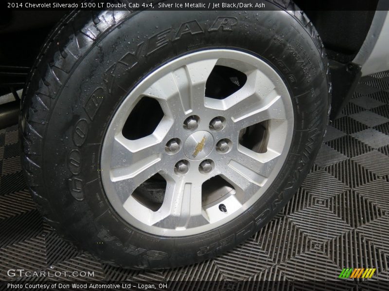 Silver Ice Metallic / Jet Black/Dark Ash 2014 Chevrolet Silverado 1500 LT Double Cab 4x4