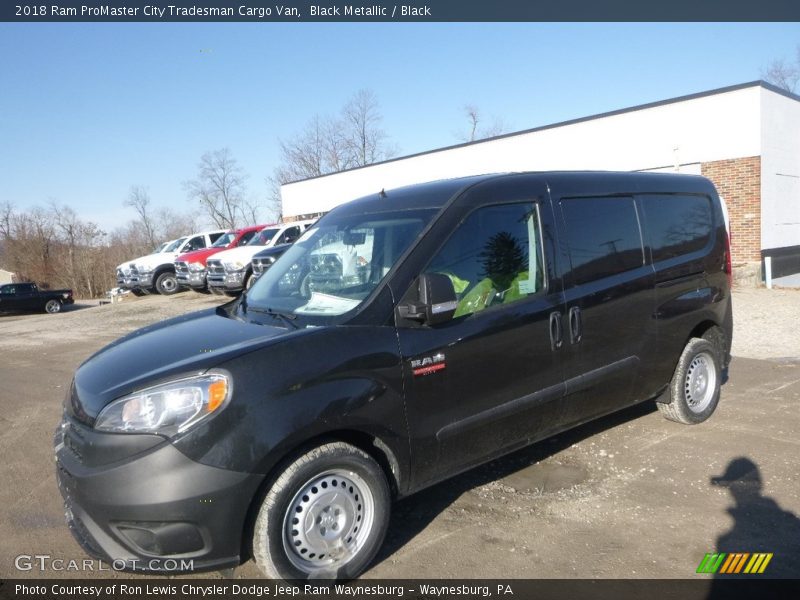 Black Metallic / Black 2018 Ram ProMaster City Tradesman Cargo Van