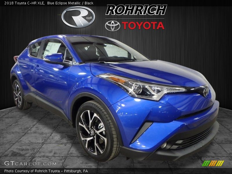 Blue Eclipse Metallic / Black 2018 Toyota C-HR XLE