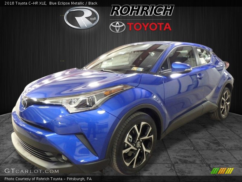 Blue Eclipse Metallic / Black 2018 Toyota C-HR XLE