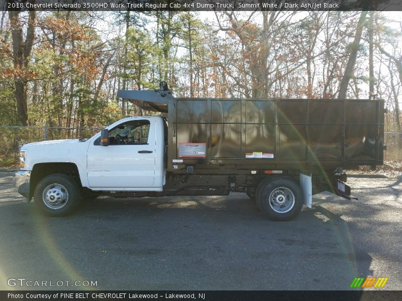 Summit White / Dark Ash/Jet Black 2018 Chevrolet Silverado 3500HD Work Truck Regular Cab 4x4 Dump Truck