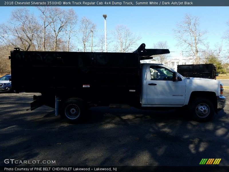 Summit White / Dark Ash/Jet Black 2018 Chevrolet Silverado 3500HD Work Truck Regular Cab 4x4 Dump Truck