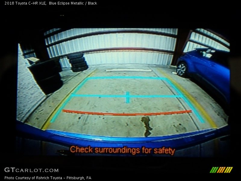Blue Eclipse Metallic / Black 2018 Toyota C-HR XLE