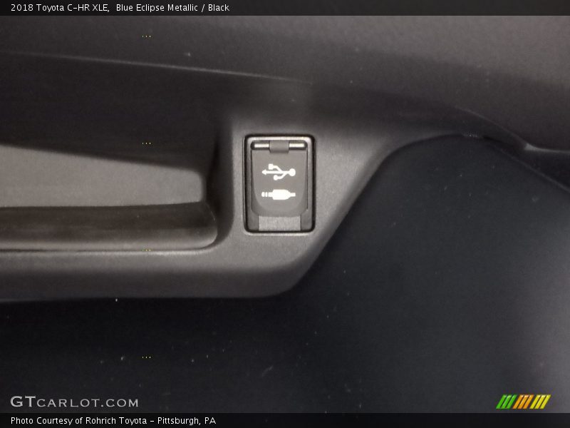 Blue Eclipse Metallic / Black 2018 Toyota C-HR XLE
