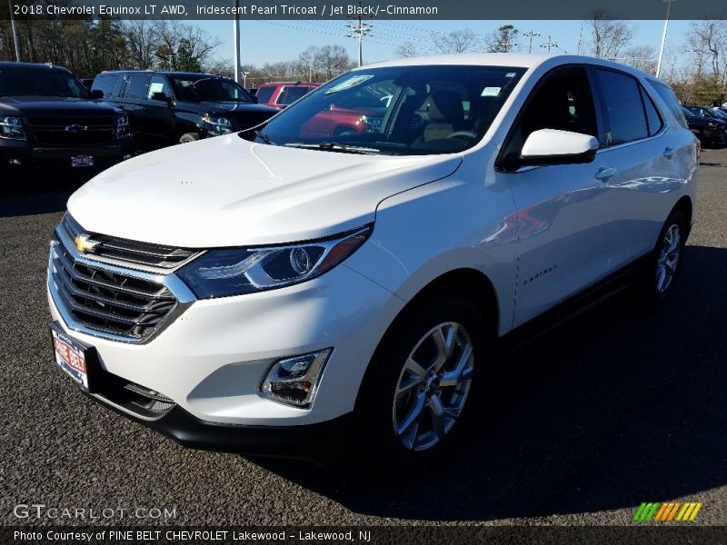 Iridescent Pearl Tricoat / Jet Black/­Cinnamon 2018 Chevrolet Equinox LT AWD