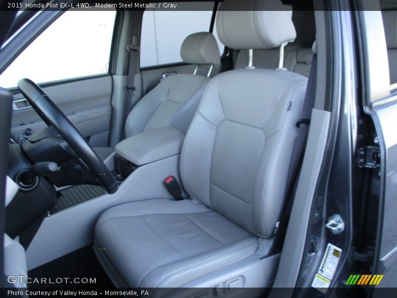 Modern Steel Metallic / Gray 2015 Honda Pilot EX-L 4WD
