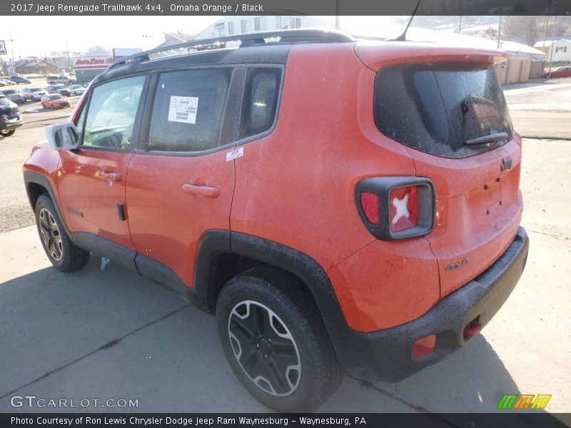 Omaha Orange / Black 2017 Jeep Renegade Trailhawk 4x4