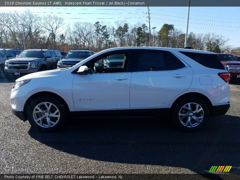 Iridescent Pearl Tricoat / Jet Black/­Cinnamon 2018 Chevrolet Equinox LT AWD