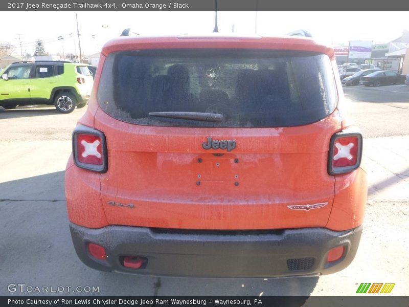 Omaha Orange / Black 2017 Jeep Renegade Trailhawk 4x4