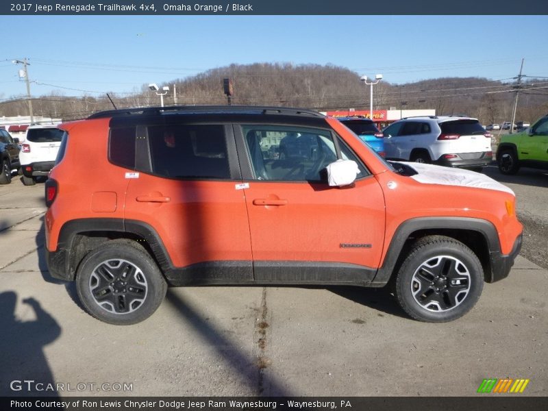 Omaha Orange / Black 2017 Jeep Renegade Trailhawk 4x4