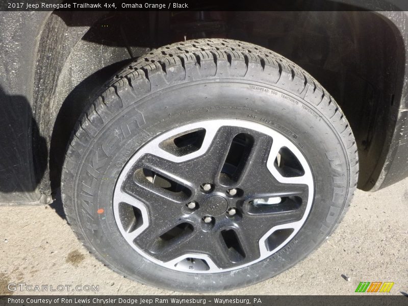 Omaha Orange / Black 2017 Jeep Renegade Trailhawk 4x4