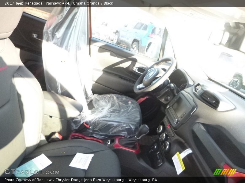 Omaha Orange / Black 2017 Jeep Renegade Trailhawk 4x4