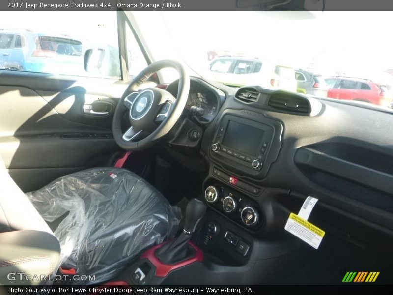 Omaha Orange / Black 2017 Jeep Renegade Trailhawk 4x4