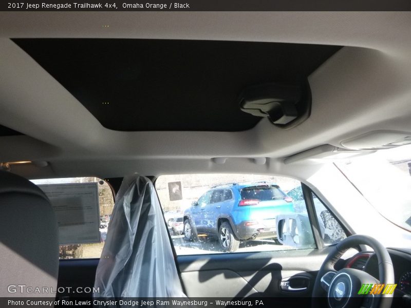Omaha Orange / Black 2017 Jeep Renegade Trailhawk 4x4