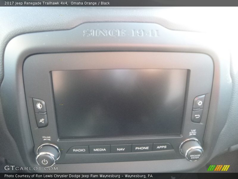 Omaha Orange / Black 2017 Jeep Renegade Trailhawk 4x4