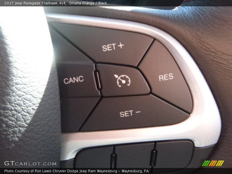 Omaha Orange / Black 2017 Jeep Renegade Trailhawk 4x4