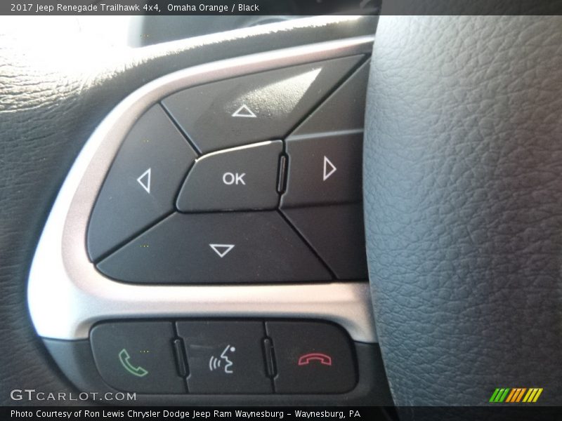 Omaha Orange / Black 2017 Jeep Renegade Trailhawk 4x4
