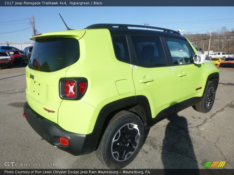 Hypergreen / Black 2017 Jeep Renegade Trailhawk 4x4