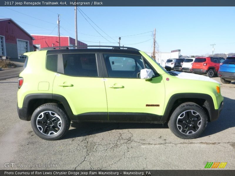 Hypergreen / Black 2017 Jeep Renegade Trailhawk 4x4