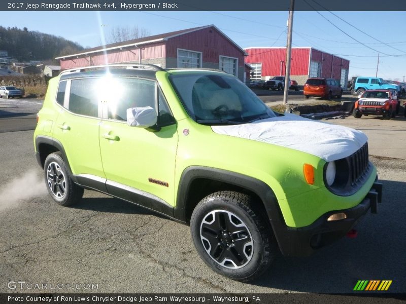 Hypergreen / Black 2017 Jeep Renegade Trailhawk 4x4