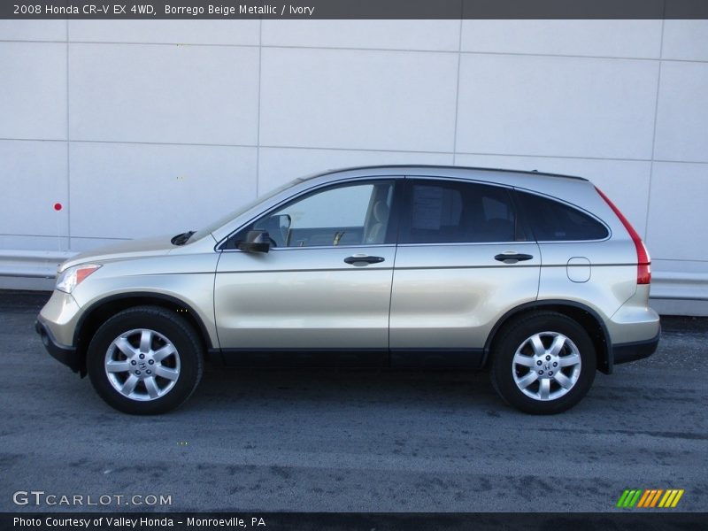 Borrego Beige Metallic / Ivory 2008 Honda CR-V EX 4WD