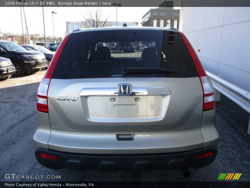 Borrego Beige Metallic / Ivory 2008 Honda CR-V EX 4WD