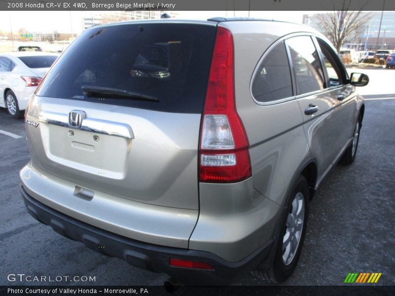 Borrego Beige Metallic / Ivory 2008 Honda CR-V EX 4WD