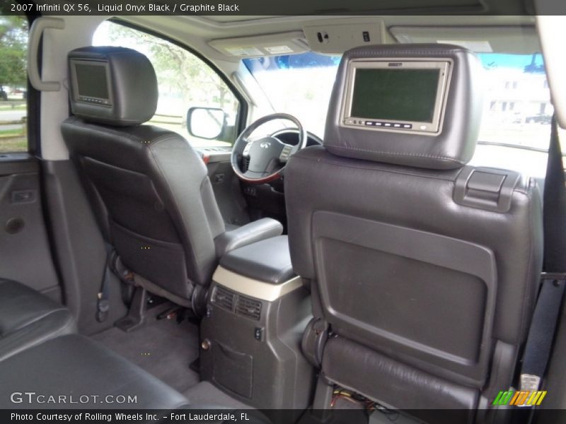 Liquid Onyx Black / Graphite Black 2007 Infiniti QX 56