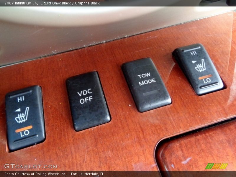 Liquid Onyx Black / Graphite Black 2007 Infiniti QX 56