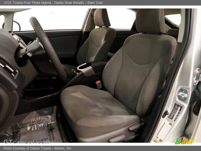 Classic Silver Metallic / Dark Gray 2015 Toyota Prius Three Hybrid