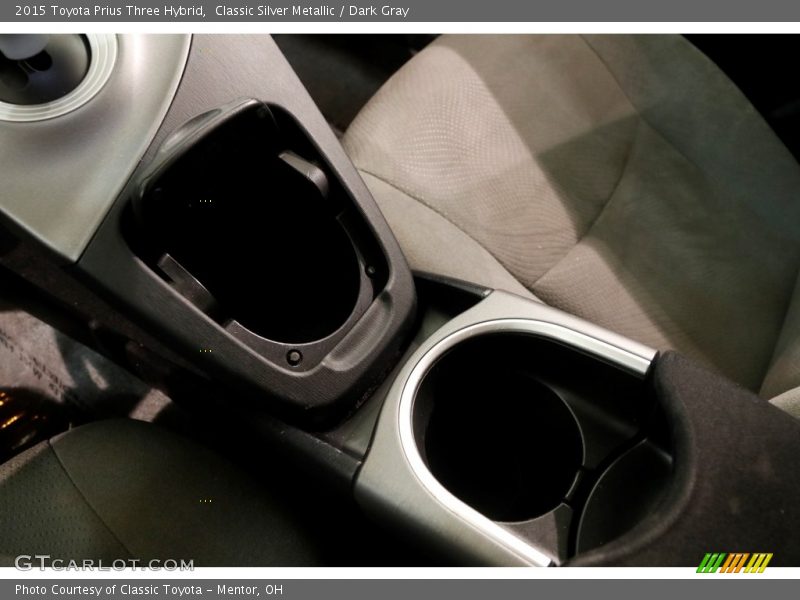 Classic Silver Metallic / Dark Gray 2015 Toyota Prius Three Hybrid