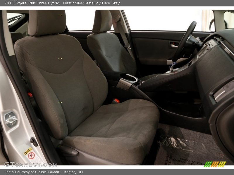 Classic Silver Metallic / Dark Gray 2015 Toyota Prius Three Hybrid