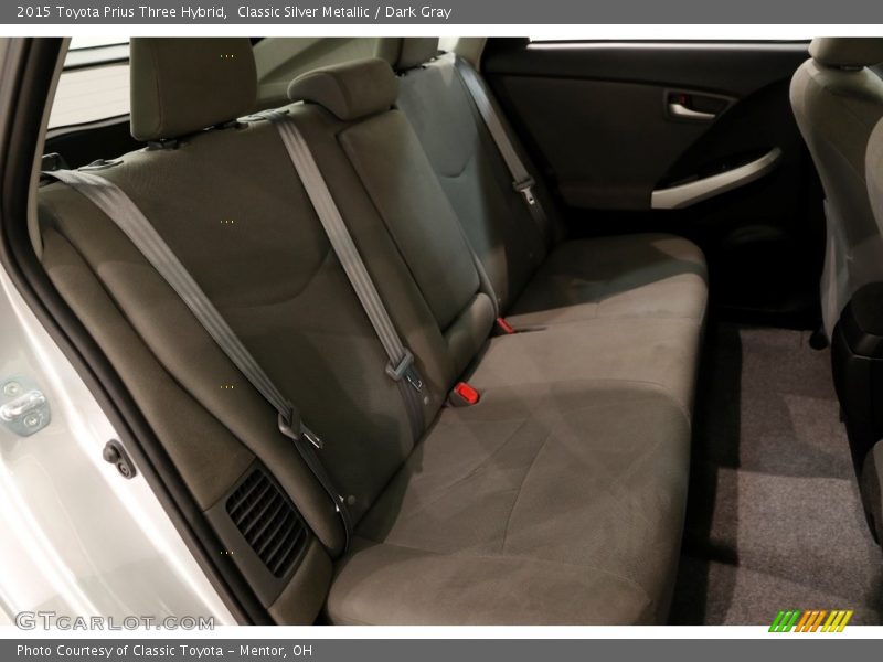 Classic Silver Metallic / Dark Gray 2015 Toyota Prius Three Hybrid