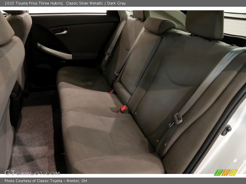 Classic Silver Metallic / Dark Gray 2015 Toyota Prius Three Hybrid
