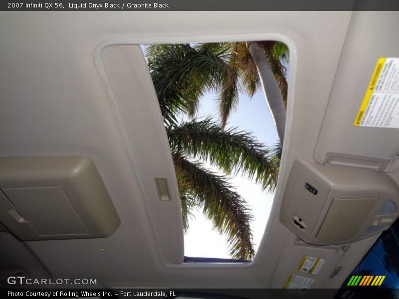 Liquid Onyx Black / Graphite Black 2007 Infiniti QX 56