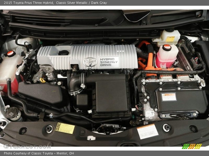 Classic Silver Metallic / Dark Gray 2015 Toyota Prius Three Hybrid