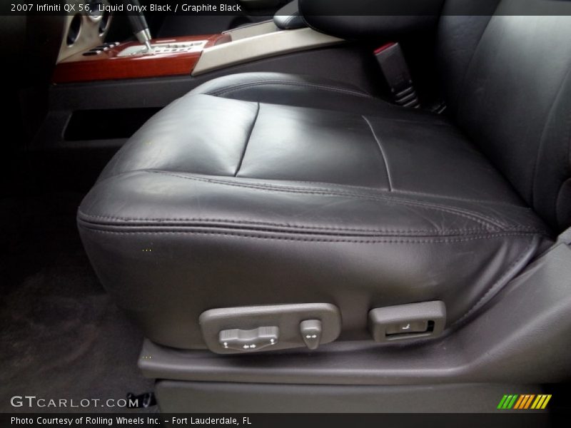 Liquid Onyx Black / Graphite Black 2007 Infiniti QX 56