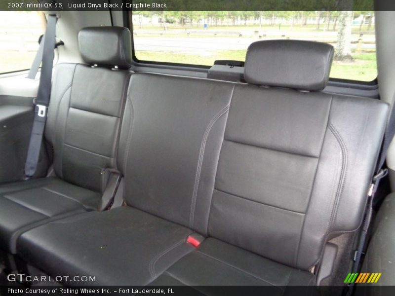 Liquid Onyx Black / Graphite Black 2007 Infiniti QX 56