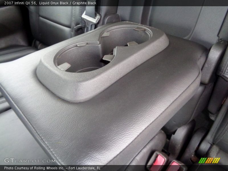 Liquid Onyx Black / Graphite Black 2007 Infiniti QX 56