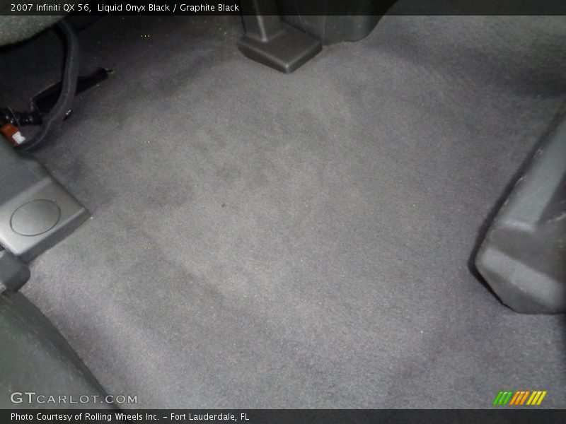 Liquid Onyx Black / Graphite Black 2007 Infiniti QX 56