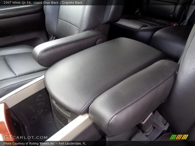Liquid Onyx Black / Graphite Black 2007 Infiniti QX 56