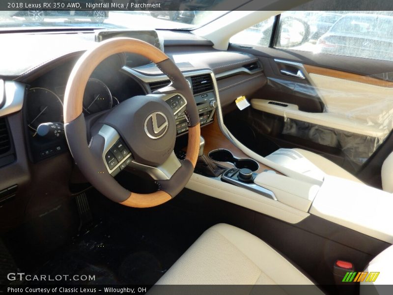 Nightfall Mica / Parchment 2018 Lexus RX 350 AWD