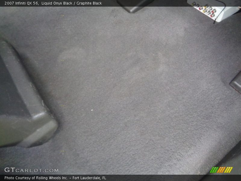 Liquid Onyx Black / Graphite Black 2007 Infiniti QX 56