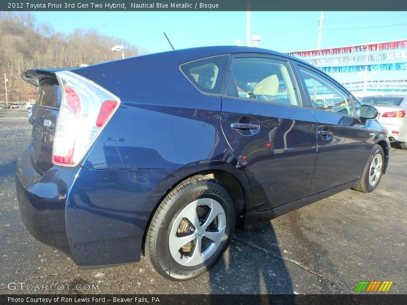 Nautical Blue Metallic / Bisque 2012 Toyota Prius 3rd Gen Two Hybrid