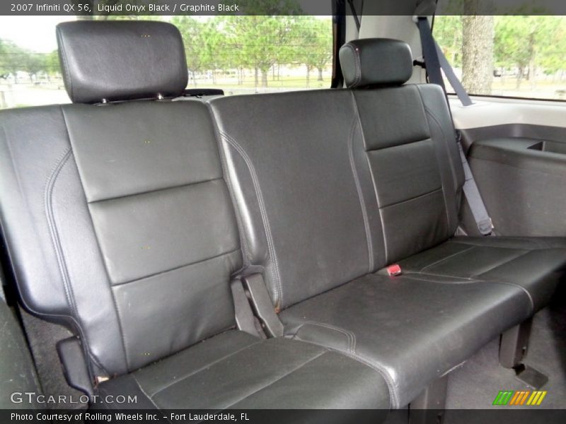 Liquid Onyx Black / Graphite Black 2007 Infiniti QX 56