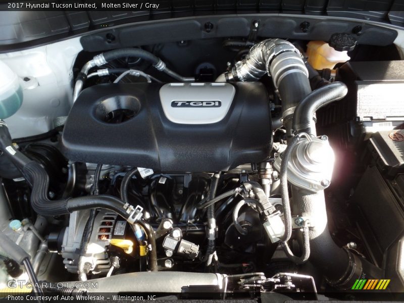 Molten Silver / Gray 2017 Hyundai Tucson Limited