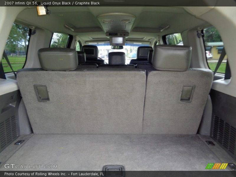 Liquid Onyx Black / Graphite Black 2007 Infiniti QX 56